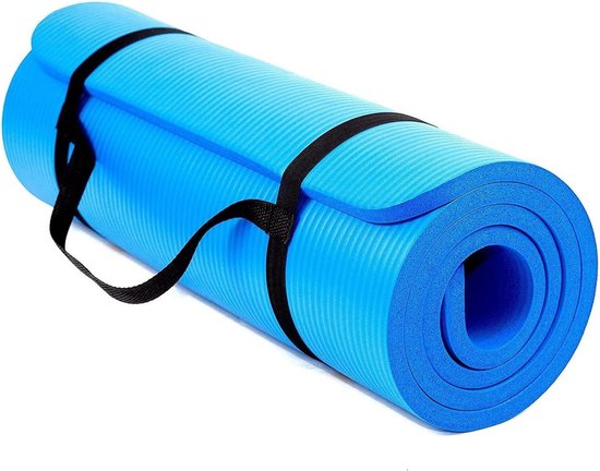 Extra Dikke Yogamat 180x60 cm - Antislip Fitnessmat voor Thuis, Sportschool en Kamperen