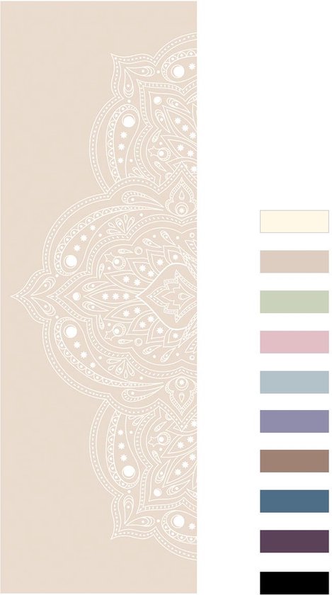 Extra Dikke Yogamat | Mystical | Zand | 6 mm van Love Generation