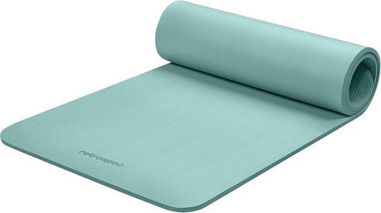 Extra Dikke Yogamat voor Mannen en Vrouwen – 1.5 cm & 1/2 Inch Antislip Oefenmat inclusief Draagriem van Merkloos