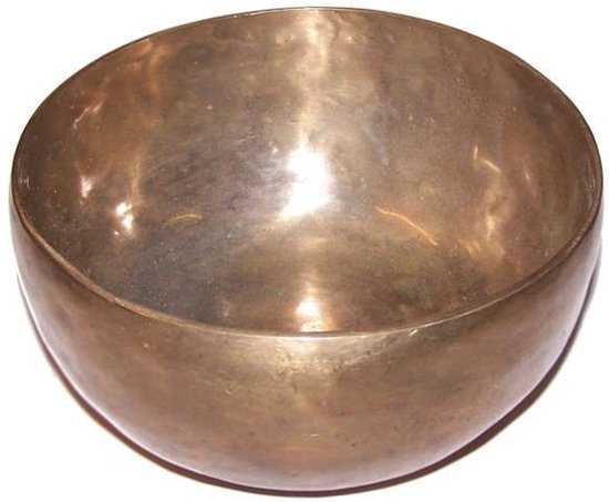Extra grote handgemaakte klankschaal van Merkloos