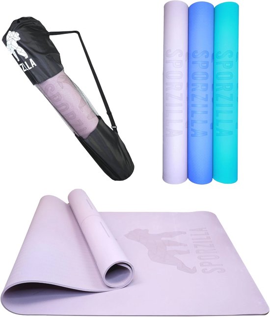 Extra Lange Antislip Yogamat 200x100 cm - 8 mm Dikte, Vrij van Schadelijke Stoffen - Perfect voor Fitness en Yoga