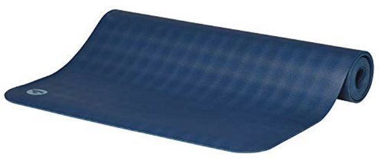 Extra lange yogamat van natuurlijk rubber met antislip, ecologische mat voor yoga en pilates van Merkloos
