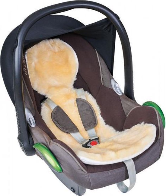 Fellhof Lamsvacht inleg voor autostoel en Maxi-Cosi van Fellhof