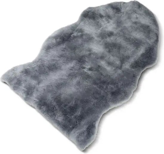 Fellhof merino baby lamsvacht geschoren 80/90 grijs van Fellhof