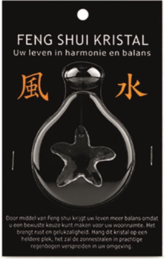 Feng shui raamhanger ster - transparant van FEN