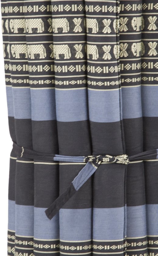 Fine Asianliving Thaise Mat Oprolbaar Matras 190x78x4.5cm Zwarte Olifanten Meditatie Mat Matras van Fine Asianliving