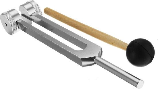 Finnacle - Activeer je chakra's en vind balans en rust met de zilverkleurige Tuning Healing Stemvork 128 Hz | Chakra Activatie | Balans | Rust van Finnacle