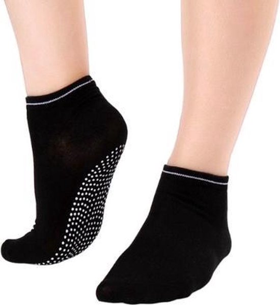 Finnacle - Anti-slip Sportsokken - Fitness / Yoga / Pilates - zwart van Merkloos