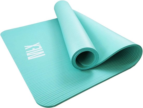 Fitness en yoga mat - Zachte en dikke anti-slip mat 183 x 61 x 15 cm - Ideaal voor gymnastiek, pilates en yoga voor beginners en gevorderden - Turquoise van Relefree