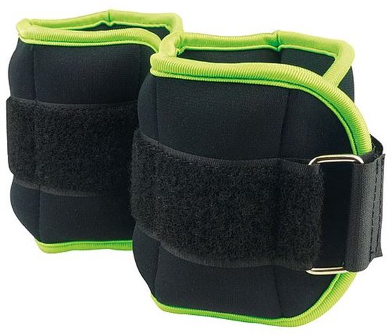 Fitness-mad Pols- En Enkelgewichten 23 Cm 2 Kg Neopreen Zwart van Merkloos