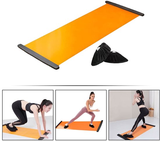 Fitness mat - Yoga mat - Yogamatten - voor oefeningen met eindstops- slijtvast -antislip （180CM x 5CM）