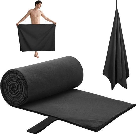 Fitnesshanddoek 80 x 190 cm voor heren en dames - Allecto Plus