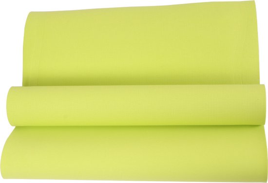 Fitnessmat - Yogamat - Sportmat - 173x60x0.6 cm - Antislip - Thuisfitness - Fitness - Sport - Groen van Parya Home
