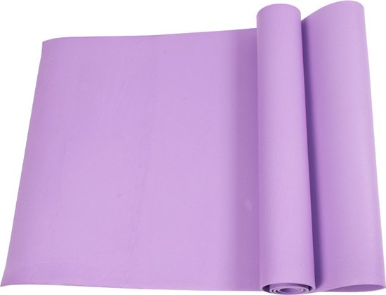 Fitnessmat - Yogamat - Sportmat - 173x60x0.6 cm - Antislip - Thuisfitness - Fitness - Sport - Paars van Avento