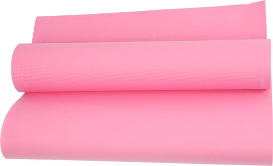 Fitnessmat - Yogamat - Sportmat - 173x60x0.6 cm - Antislip - Thuisfitness - Fitness - Sport - Roze van Tunturi