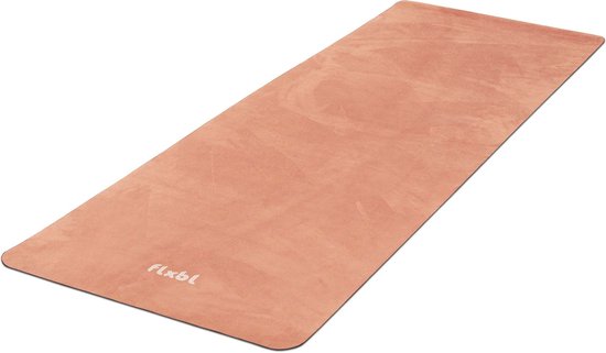 FLXBL Yoga Mat Anti Slip - Eco Yogamat met Antislip Toplaag - Terra van Merkloos