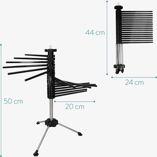 Foldable pasta rack van Fold