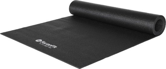 ForzaFit Yogamat - Fitness Mat - Antislip Yoga Mat - 4 mm - Zwart van ForzaFit