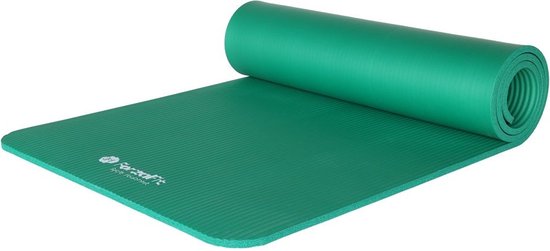 ForzaFit Yogamat - Fitness Mat met Draagriem - Extra dik 12 mm - Groen van Merkloos