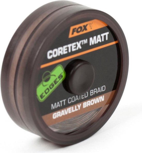 Fox Matt Coretex - Onderlijnmateriaal - Gravelly Brown - 20lb - Bruin van Fox