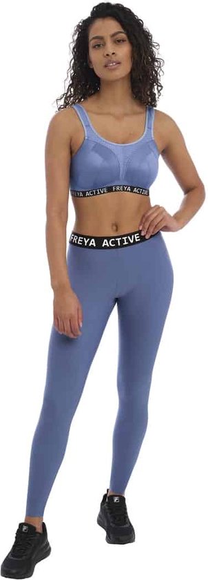 Freya - Power Sculpt Legging Denim - maat M - Blauw - Dames van Freya