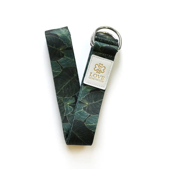 Full Colour Yogariem - Green Leaves van Manduka