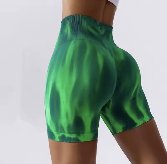 Fury Gym Short - Maat L - Groen - Green van Merkloos
