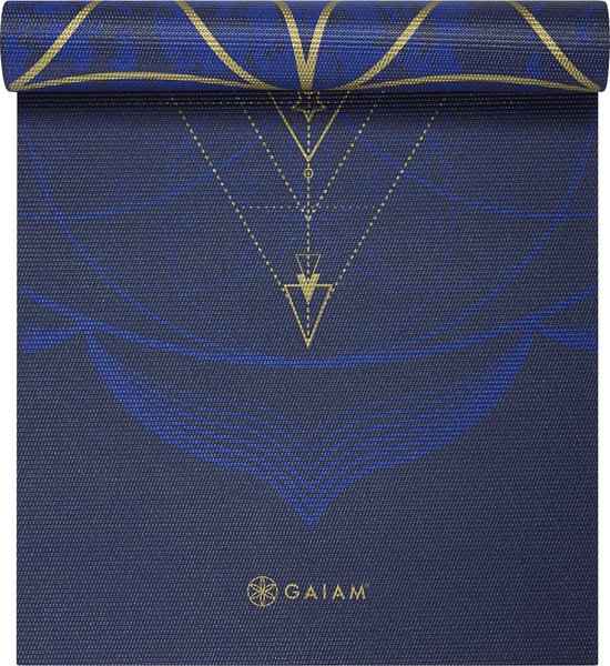 Gaiam Reversible Sun & Moon Yoga Mat - Blauw - 173 X 61 X 0.6 Cm van Gaiam