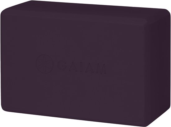 Gaiam Yoga Blok - Midnight Plum van Gaiam