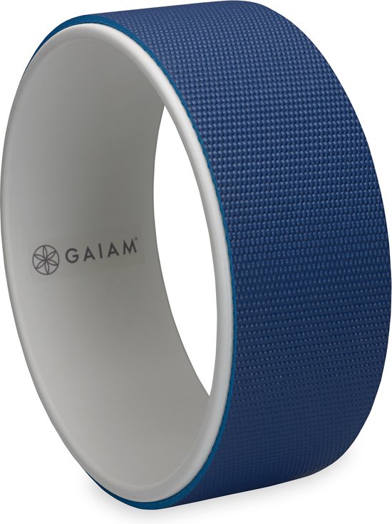 Gaiam - Yoga Wiel - Blauw van Gaiam