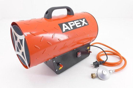 Gaskachel 30KW Reduceer met Slang van Toolland