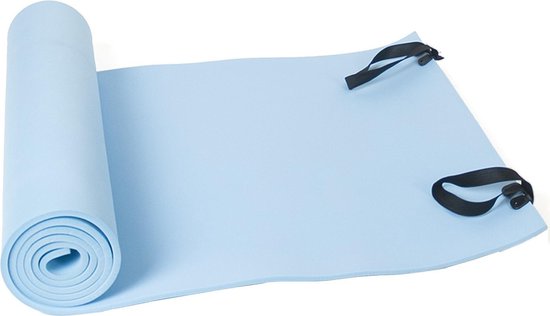 Gerimport Yogamat 180 X 50 X 1 Cm Eva Lichtblauw van Gerimport