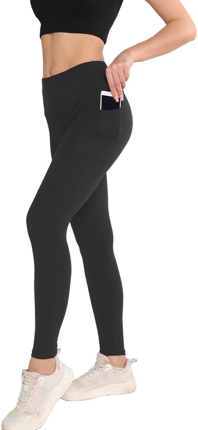 Gloovon® - yoga legging dames - Gym Revolution - Sportlegging dames - Push up - Shape legging - Zwart Maat S van Gloovon®