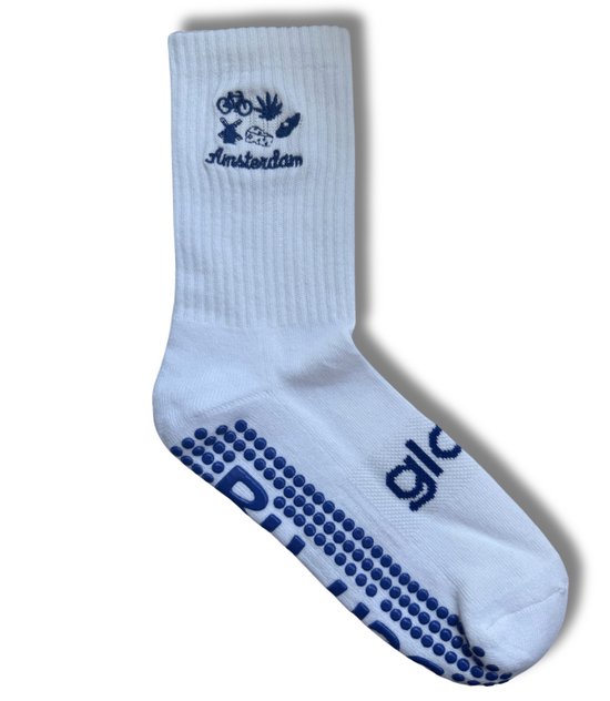 Glow by Yas - Amsterdam pilates grip sokken van Merkloos