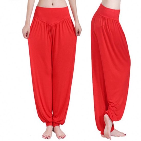 Go Go Gadget - Harem broek - Comfortabel - Luchtig - Lichtgewicht - Rood - Maat XL