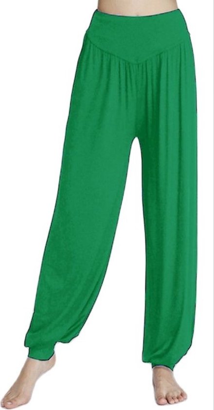 Go Go Gadget - Harembroek - Harem Palts - Yogabroek - Losse Broek - Chillbroek - Harem - Chillpants - Maat XXL - Groen van Go Go Gadget