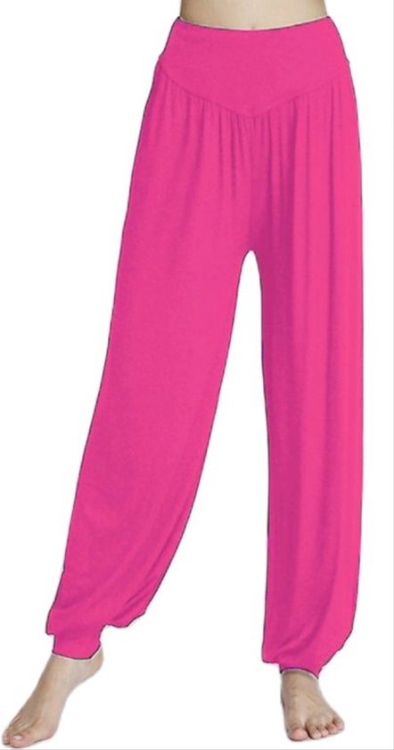 Go Go Gadget - Harembroek - Harem Palts - Yogabroek - Losse Broek - Chillbroek - Harem - Chillpants - Maat XXL - Roze van Go Go Gadget