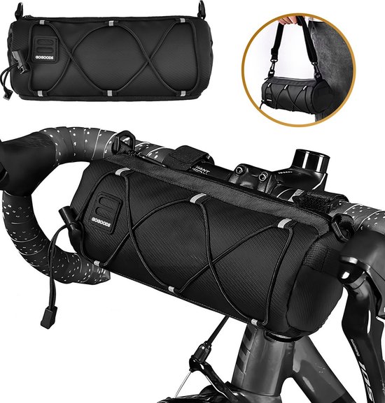 GoGoods® Stuurtas Fiets - Frametas - Afneembaar - 1,5L - Schoudertas van GoGoods®