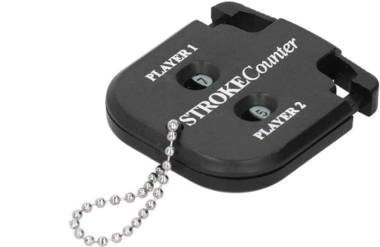 Golf Scoreteller - Scoreborden en Timers met Sleutelhanger - 2 speler schotscore - Handheld kleine digitale tijdteller - LOUZIR van LOUZIR