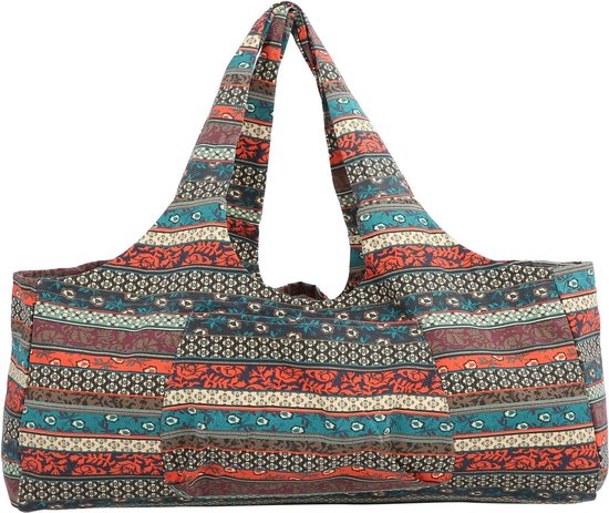 Goodivery ® Stijlvolle en Functionele Canvas Yoga Mat Draagtas met Hoge Capaciteit en Handige Opbergvakken van Goodivery