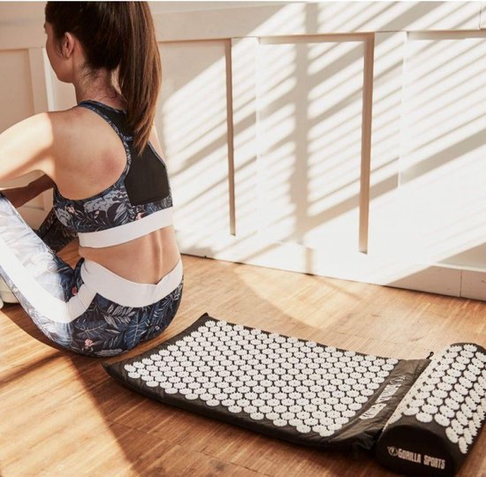 Gorilla Sports Acupressuur mat - Spijkermat - Paars van Gorilla Sports.