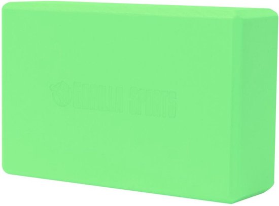 Gorilla Sports Yoga Blok - Yoga - Pilates - Groen van Gorilla Sports.
