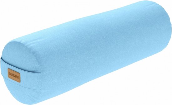 Gorilla Sports Yoga Bolster - Licht Blauw - 65 x 20 cm - Yoga kussen - Rond van Gorilla Sports.