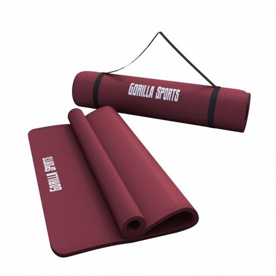 Gorilla Sports Yogamat Deluxe - 190 x 60 x 1,5 cm - Fitnessmat - Robijn van Merkloos