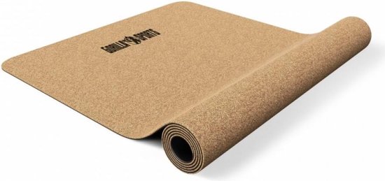 Gorilla Sports Yogamat - Fitnessmat - Kurk - 5 mm dik van Gorilla Sports.