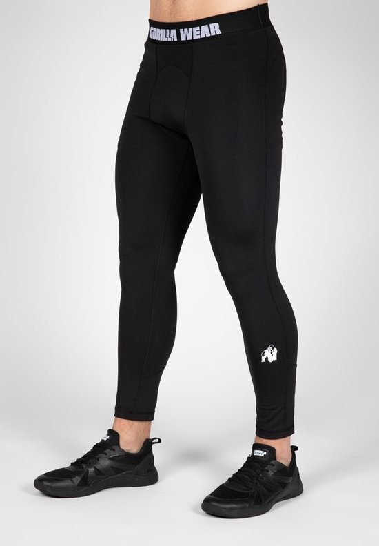 Gorilla Wear Columbus Tights - Zwart - S van Gorilla Wear