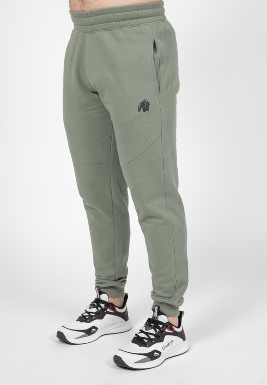 Gorilla Wear Leon Joggingbroek - Trainingsbroek - Groen - 2XL