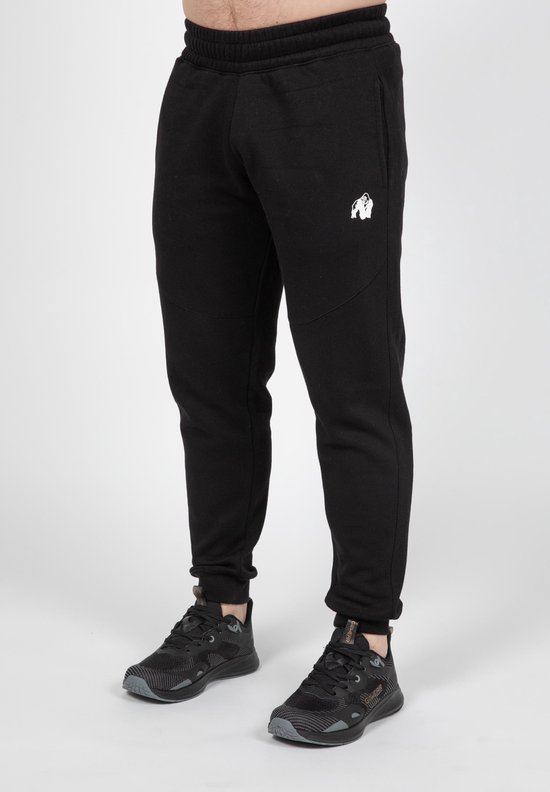 Gorilla Wear Leon Joggingbroek - Zwart - 4XL van Merkloos