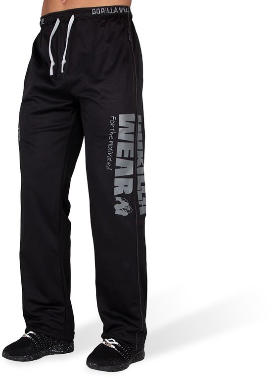 Gorilla Wear Logo Mesh Trainingsbroek - Zwart - S/M