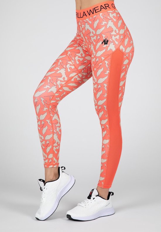 Gorilla Wear Osseo Legging - Coral - XS van Gorilla Wear